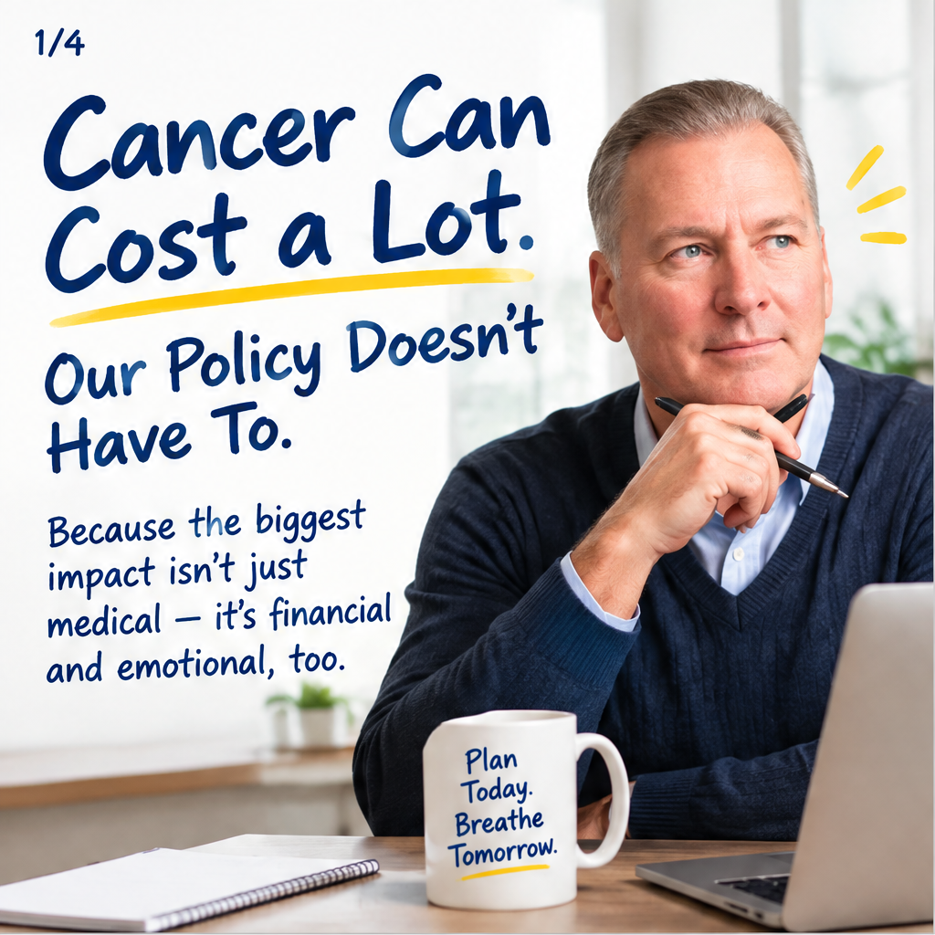 Cancer Can Cost a Lot. Our Policy Doesn’t Have To.
